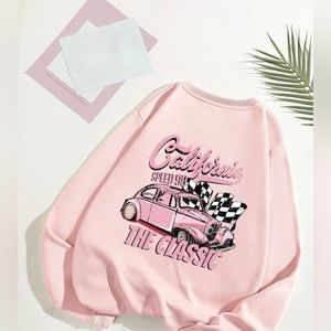 Cute California racer crewneck.